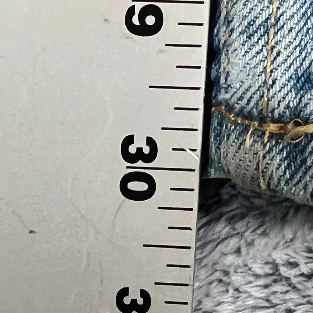 H&M Slim Fit Jeans Mens 34x32(30) Light Wash Blue Denim Stretch Pants 1024256 7
